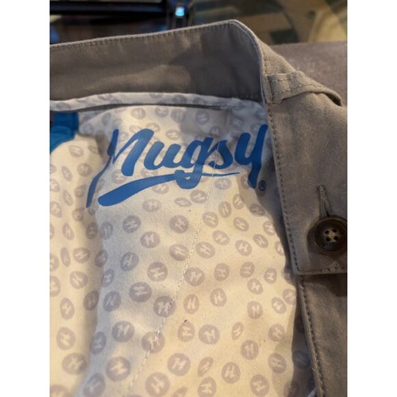 Mugsy Jeans Damens Pants Men's 42x32 Gray Stretch Chino Casual K6PNDA - Picture 5 of 7